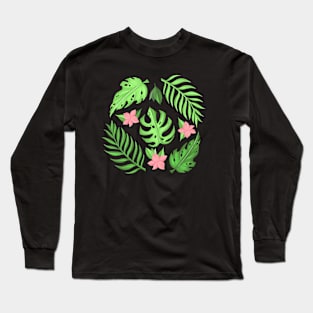 Exotic Tropical plants / Flowers / Leafs Long Sleeve T-Shirt